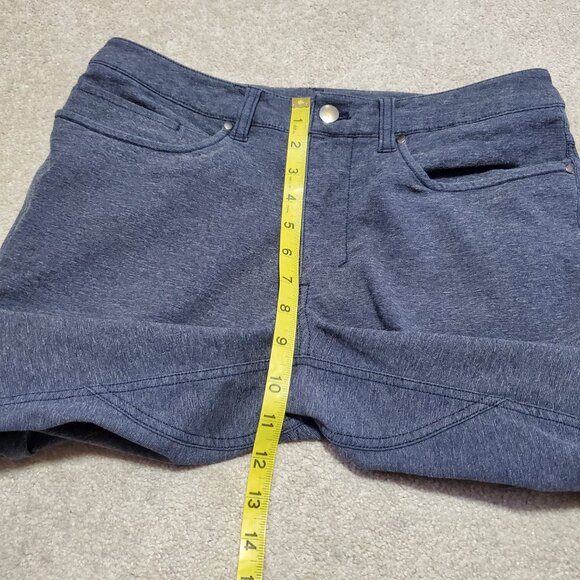 LULULEMON ABC Pants Skinny Leg *Tech Canvas Heathered Deep Navy Men's 30 x 31" - Picture 13 of 14